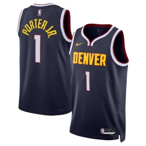 Michael Porter Jr. Denver Nuggets Premium Nike Unisex Swingman Jersey Association Edition Navy