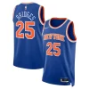 Mikal Bridges New York Knicks Splendide Nike Unisex 2024 Offseason Addition Nike Swingman Jersey Blue