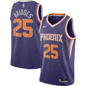 Mikal Bridges Phoenix Suns Éclatant Nike 2020/21 Swingman Player Jersey Icon Edition Purple