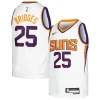 Mikal Bridges Phoenix Suns Nike Youth Swingman Jersey Association Splendide Edition White/Purple