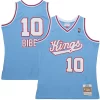 Mike Bibby Sacramento Kings Bold 2001/02 Hardwood Classics Swingman Jersey Light Blue