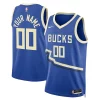 Milwaukee Bucks Exceptionnel Nike Unisex 2024/25 Custom Swingman Jersey City Edition Royal