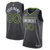 Minnesota Timberwolves Jordan Brand Unisex 2022/23 Swingman Custom Dashing Jersey Statement Edition Black