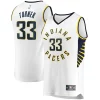 Myles Turner Indiana Pacers Fast Break Replica Uniques Player Jersey White Association Edition