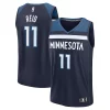 Naz Reid Minnesota Timberwolves Haut de gamme Fast Break Replica Player Jersey Icon Edition Navy