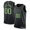 New Orleans Pelicans Nike Unisex 2023/24 Charming Custom Swingman Jersey Black City Edition