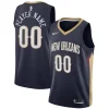 New Vibrant Orleans Pelicans Nike Swingman Custom Jersey Navy Icon Edition