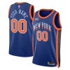 New York Knicks Nike Unisex 2023/24 Custom Swingman Jersey Blue City Edition Notable