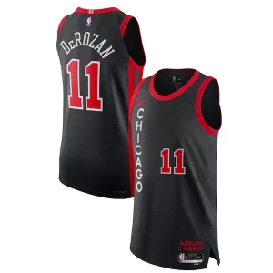 Nike Dashing DeMar DeRozan Chicago Bulls Authentic Jersey City Edition Black
