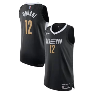 Nike Ja Morant Memphis Grizzlies Notable Authentic Jersey City Edition Black