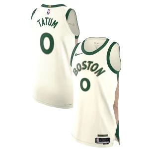 Nike Jayson Tatum Stylish Boston Celtics Authentic Jersey City Edition White