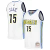 Nikola Élégant Jokic Denver Nuggets 2016/17 Throwback Swingman Jersey White