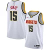 Nikola Jokic Denver Captivant Nuggets Nike Unisex Swingman Jersey Association Edition White/Navy