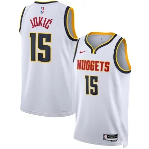 Nikola Jokic Denver Captivant Nuggets Nike Unisex Swingman Jersey Association Edition White/Navy