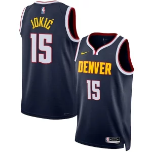 Nikola Jokic Denver Nuggets Nike Unisex Swingman Jersey Icon Haut de gamme Edition Navy