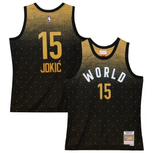 Nikola Jokic Team World 2016 Hardwood Classics Rising Stars Swingman Moderne Jersey Black