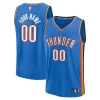 Oklahoma City Thunder Fast Break Bold Custom Replica Jersey Icon Edition Blue