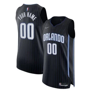 Orlando Magic Nike 2021/22 Diamond Authentic Custom Jersey Icon Confortable Edition Black