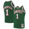 Oscar Robertson Milwaukee Bucks 1971/72 Hardwood Classics Swingman Jersey Green Unique