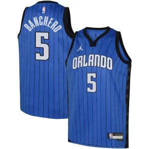 Paolo Banchero Orlando Élégant Magic Jordan Brand Youth Swingman Jersey Statement Royal