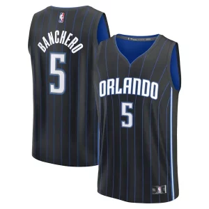 Paolo Banchero Orlando Magic Fast Break Replica Player Captivant Jersey Icon Edition Black