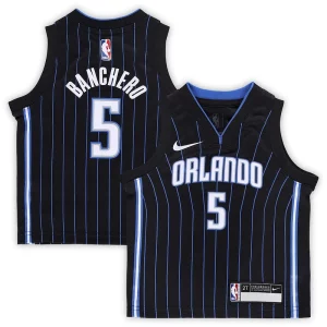Paolo Banchero Orlando Magic Nike Toddler Swingman Player Jersey Icon Magnifique Edition Black