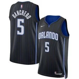 Paolo Banchero Orlando Magic Nike Unisex 2022 NBA Draft First Round Pick Swingman Jersey Icon Edition Black Exclusif