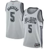 Paolo Banchero Orlando Magic Nike Unisex 2024/25 Swingman Player Personalisable Jersey City Edition Silver