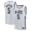 Paolo Banchero Orlando Magic Youth 2024/25 Fast Break Player Jersey City Edition Silver Notable