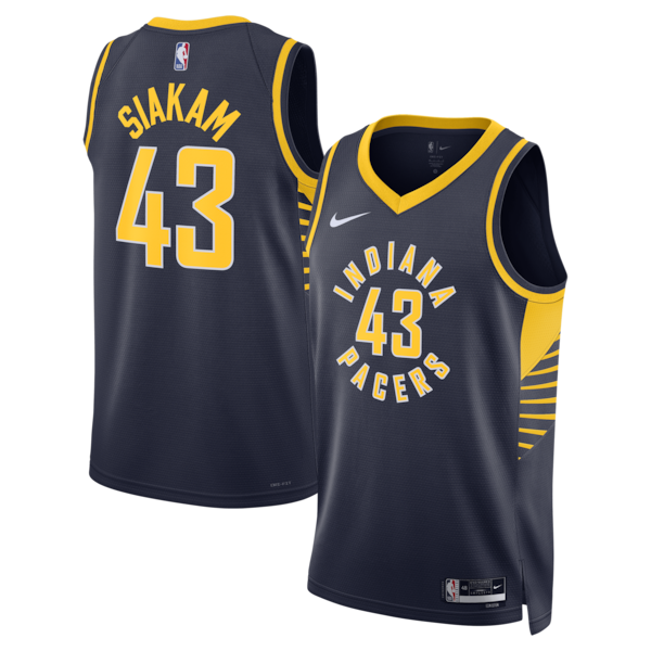 Pascal Siakam Indiana Charming Pacers Nike Unisex Swingman Jersey Icon Edition Navy