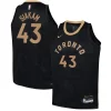 Pascal Siakam Toronto Moderne Raptors Nike Youth 2022/23 Swingman Jersey City Edition Black