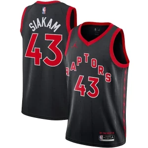 Pascal Siakam Toronto Raptors Jordan Brand 2020/21 Swingman Jersey Statement Sophistiqué Edition Black
