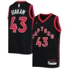 Pascal Siakam Toronto Raptors Jordan Brand Youth 2020/21 Swingman Tendance Jersey Statement Edition Black