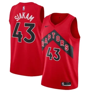 Pascal Siakam Toronto Raptors Nike 2020/21 Icon Swingman Exceptionnel Jersey Red
