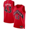 Pascal Siakam Toronto Raptors Nike 2021/22 Diamond Charming Swingman Jersey Icon Edition Red