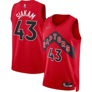 Pascal Siakam Toronto Raptors Nike 2021/22 Diamond Charming Swingman Jersey Icon Edition Red
