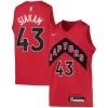 Pascal Siakam Toronto Raptors Nike Youth 2021/22 Diamond Swingman Jersey Splendide Icon Edition Red