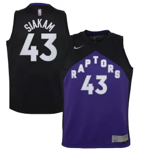 Pascal Siakam Toronto Raptors Nike Youth Confortable 2020/21 Swingman Player Jersey Black/Purple Earned Edition
