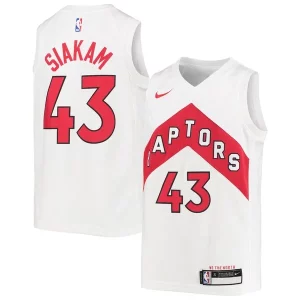 Pascal Siakam Toronto Raptors Nike Youth Swingman Jersey Association Edition White/Red Sophistiqué