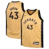 Pascal Siakam Toronto Raptors Nike Youth Swingman Replica Jersey Exclusif City Edition Gold