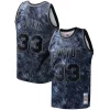 Patrick Ewing New York Distingué Knicks Hardwood Classics 1991/92 Tie Dye Swingman Jersey Black