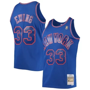 Patrick Ewing New York Knicks 1996/97 Exquisite Hardwood Classics Swingman Jersey Blue