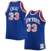 Patrick Ewing New York Knicks Big & Tall 1991/92 NBA 75th Anniversary Diamond Swingman Jersey Admirable Blue