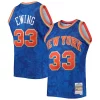 Patrick Ewing New York Knicks Hardwood Classics 1991/92 Incontournable Lunar New Year Swingman Jersey Blue