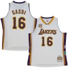 Pau Gasol Los Angeles Lakers Unisex Éclatant Hall of Fame Class of 2023 Throwback Swingman Jersey White