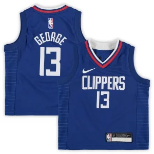 Paul George LA Clippers Distingué Nike Toddler 2020/21 Replica Jersey Icon Edition Royal