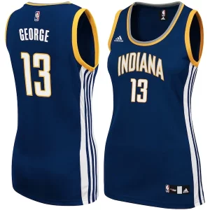 Paul Moderne George Indiana Pacers adidas Women's Replica Jersey Navy