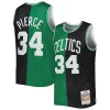 Paul Pierce Boston Celtics Hardwood Classics 2007/08 Split Swingman Jersey Black/Kelly Luxueux Green