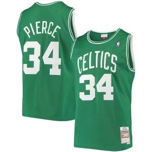 Paul Pierce Boston Celtics Hardwood Classics Confortable Swingman Jersey Kelly Green