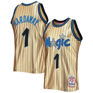 Penny Hardaway Orlando Magic 75th Anniversary 1993/94 Hardwood Classics Swingman Jersey Admirable Gold